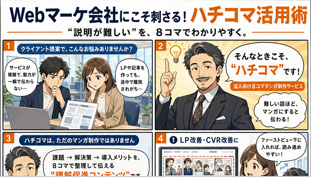 Webマーケ会社向け活用提案